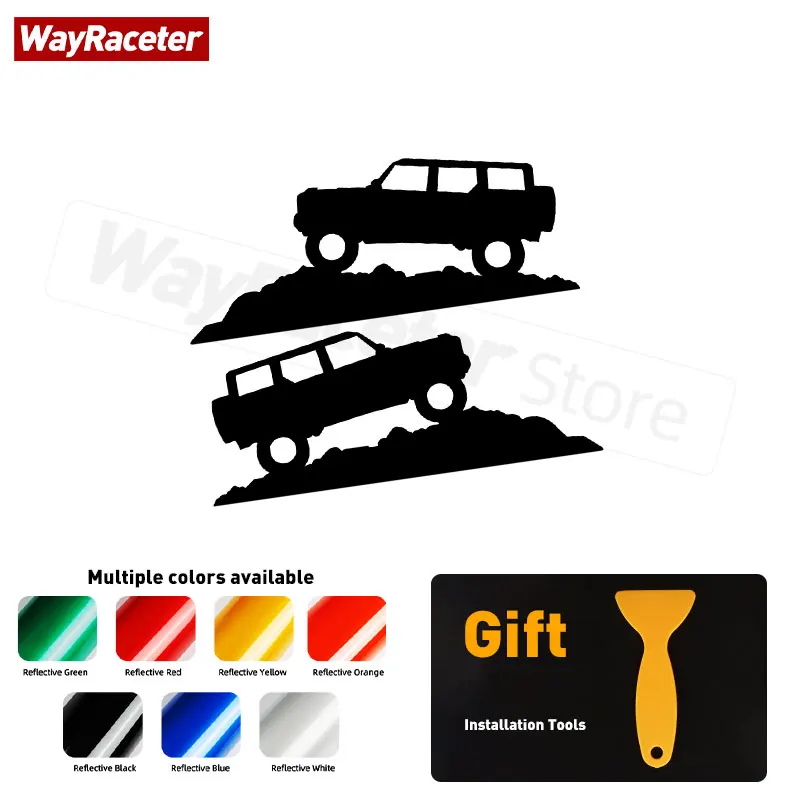 

2 шт. наклейка на окно автомобиля, зеркало заднего вида, светоотражающая графика, виниловая наклейка для Ford Bronco Sport 2022 2023, аксессуары