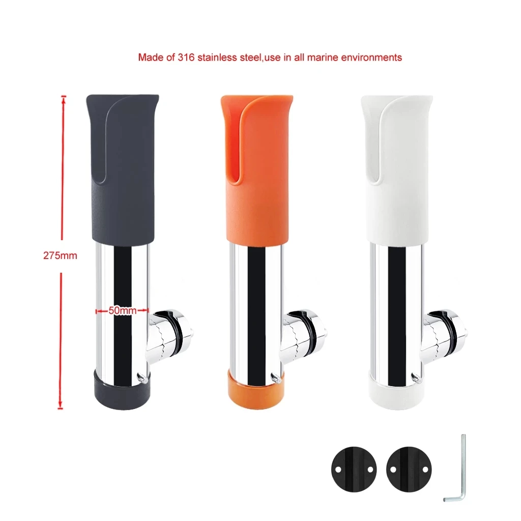 2 шт. регулируемый зажим для удочки из нержавеющей стали 316