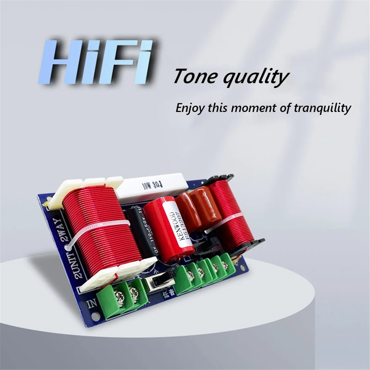 2-стороннее Аудио делитель кроссовера 250 Вт 2500 Гц-3000 Гц частоты сделай сам фильтр