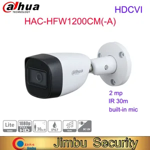 original Dahua 2MP HDCVI IR Bullet Camera HAC-HFW1200CM(-A) Built-in mic(-A) IR length 30m Auto switch by ICR outdoor camera