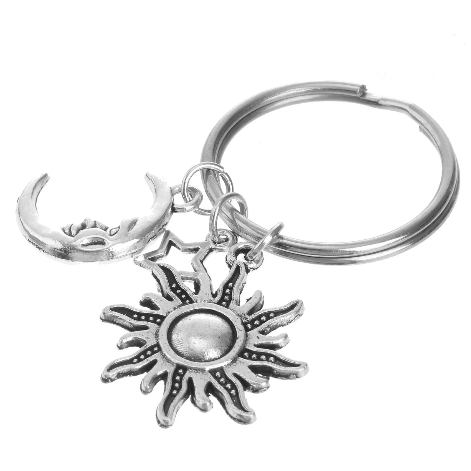 

Sun Star Moon Key Ring Premium Keyring Special Hanging Decor Key Holder