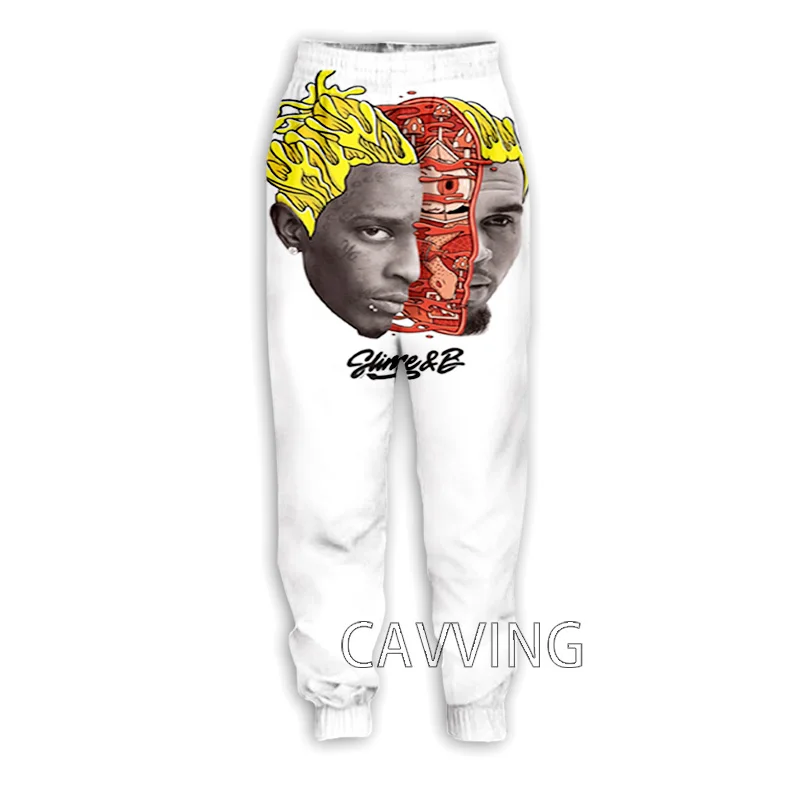 

New Fashion Rapper Chris Brown 3D Printed Casual Pants Sports Sweatpants Straight Pants Sweatpants Jogging Pants Trousers P02