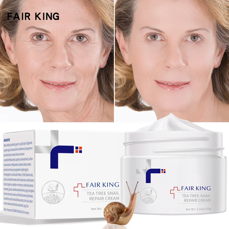 

Snail Anti-wrinkle Face Cream Collagen Firming Anti-aging Skin Moisturizing Care Hyaluronic Acid Cream Repair Facial Cosmetics