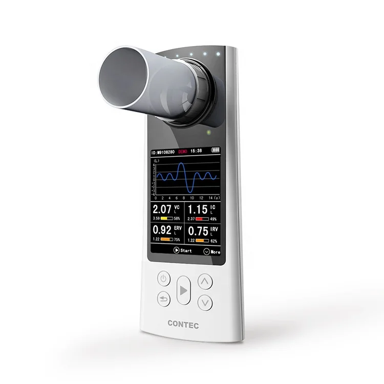 

Sp80b Color Display Usb Portable Spirometer Medical Digital