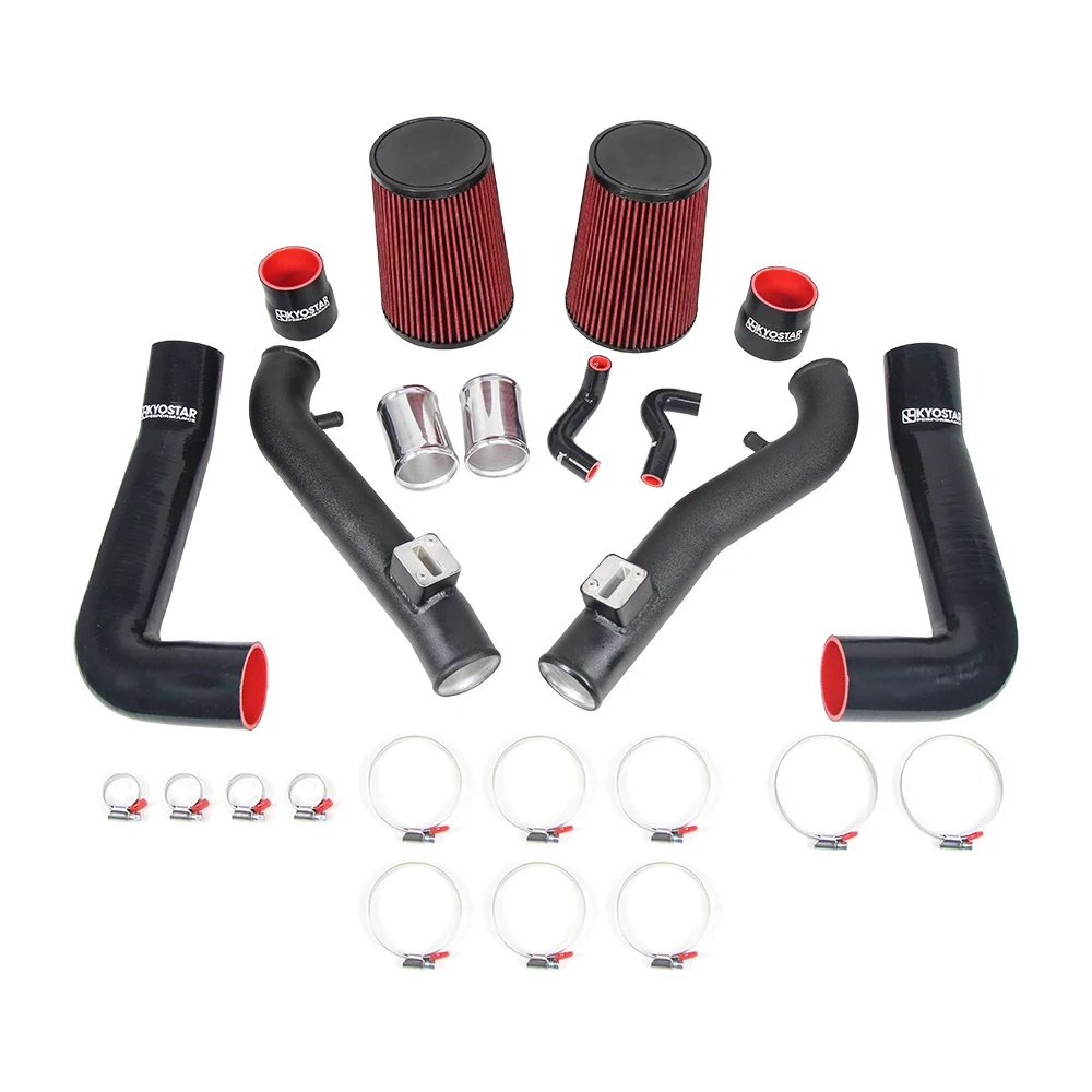 Фото KYOSTAR для Nissan 370Z Infiniti G37 G25 Q40 Q50 Q60 VQ25HR VQ35HR VQ37VHR V6 Комплект впуска холодного воздуха Производительность 2,5 дюйма с высоким потоком №4