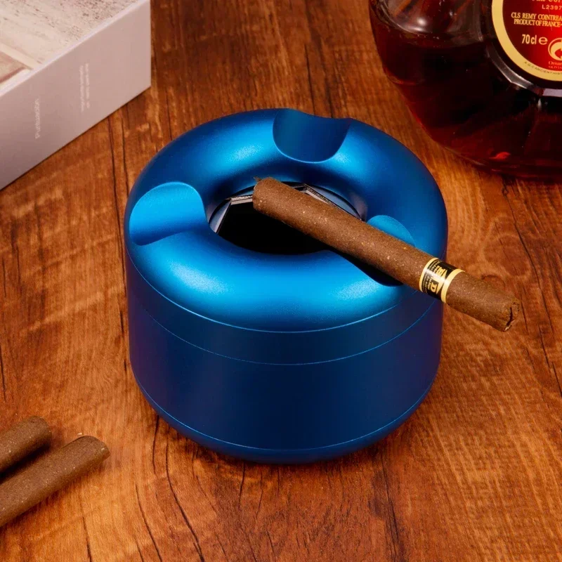Легкая роскошная креативная пепельница из алюминиевого сплава CIGAR ASHTRAY большого