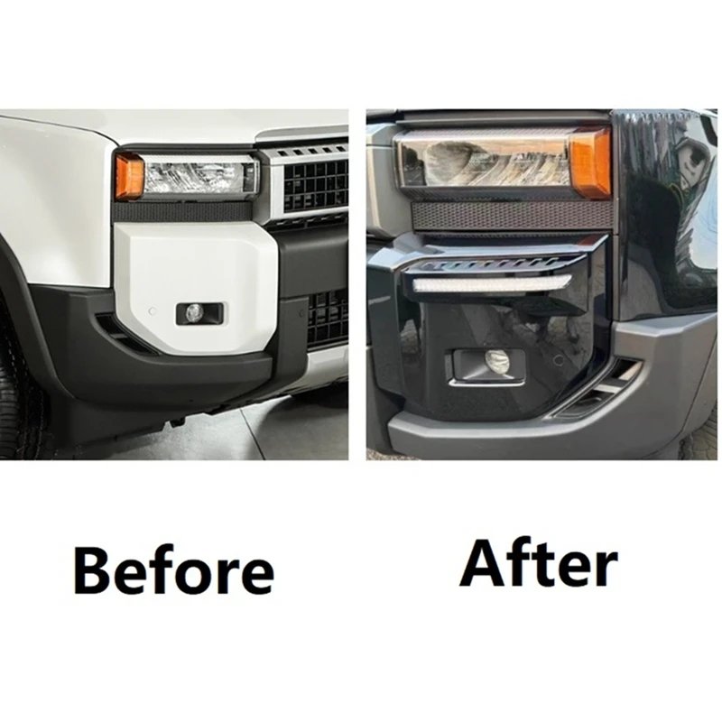 Front Fog Light With Turn Signal DRL Daytime Running Lights For Toyota Land Cruiser Prado 250 LC250 2024 Accessories
