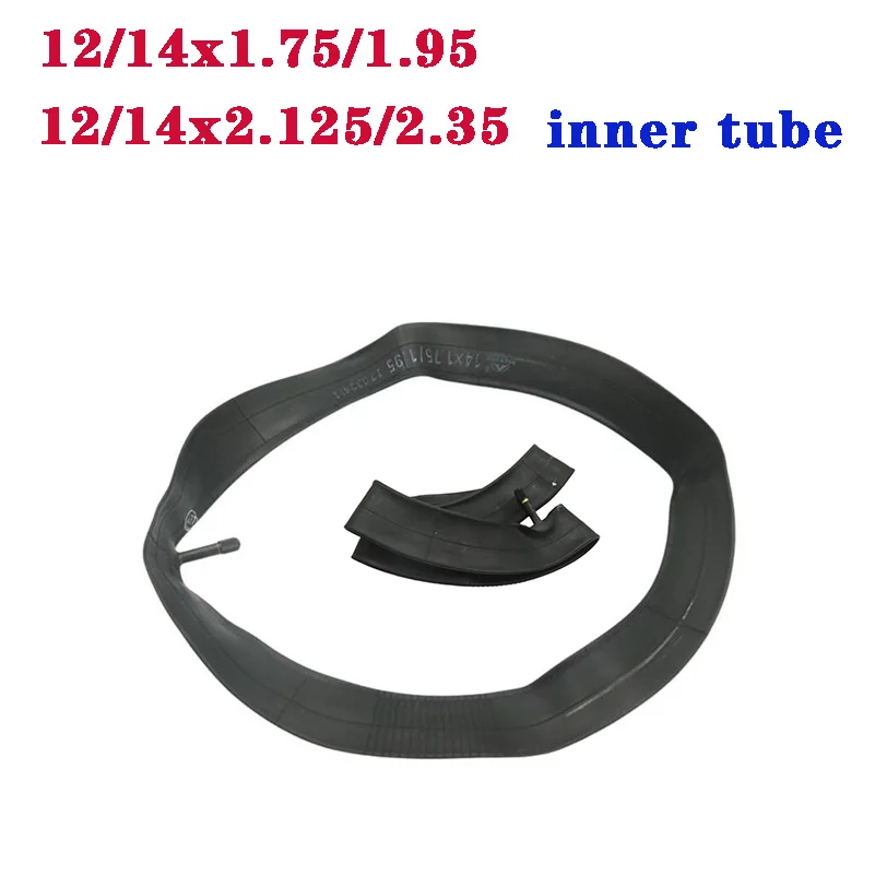 14x125/2.35 14x75/1.95 12x75/1.95 12x125/2.35 Внутренняя трубка с изогнутым стержнем клапана для шин