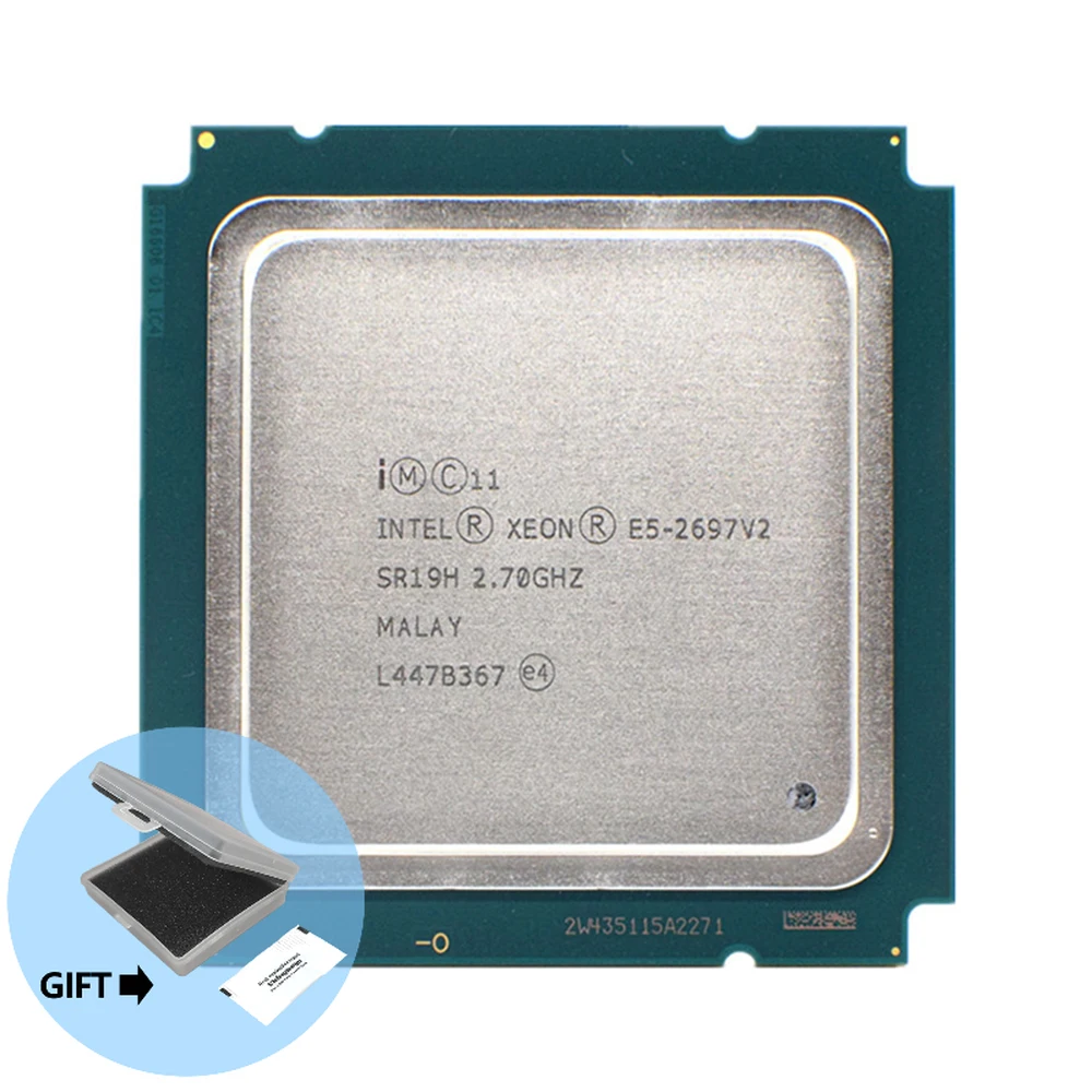 

Процессор Intel Xeon E5-2697v2 E5 2697v2 E5 2697 v2 2,7 ГГц, двенадцатиядерный, двадцать четыре потока, процессор 30M 130 Вт LGA 2011