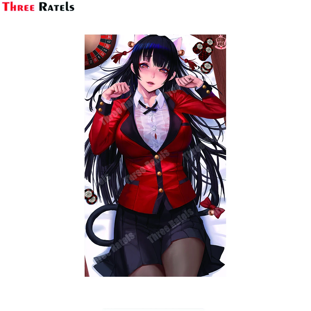

Three Ratels D99 Jabami Yumeko Kakegurui Stickers For Car Body Cover Decor Waterproof Protected Vinyl Material Auto Decals