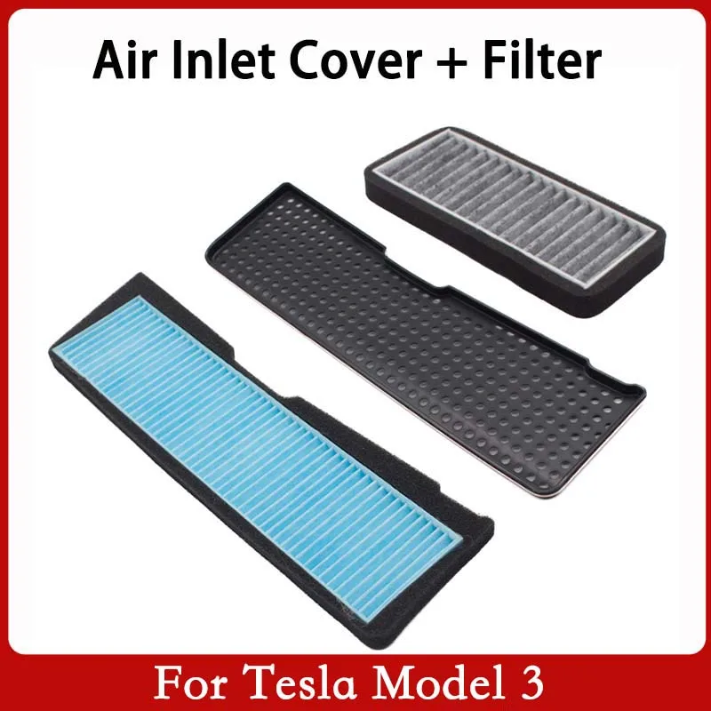 

Car Air Flow Vent Cover for Tesla Model 3 2021 Accessories Air Conditioning Air Inlet Protective Cover Auto Air Filter