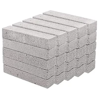 25 Pieces Pumice Stones For Cleaning Grey Pumice Scouring Pad Pumice Stick Cleaner For Removing Toilet Bowl Ring, Bath