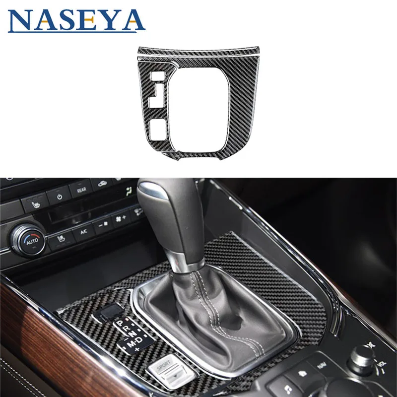 

Carbon Fiber For Mazda CX-9 2016-2022 Automatic Transmission Control Panel Sticker Car Interior Decorative Accessories