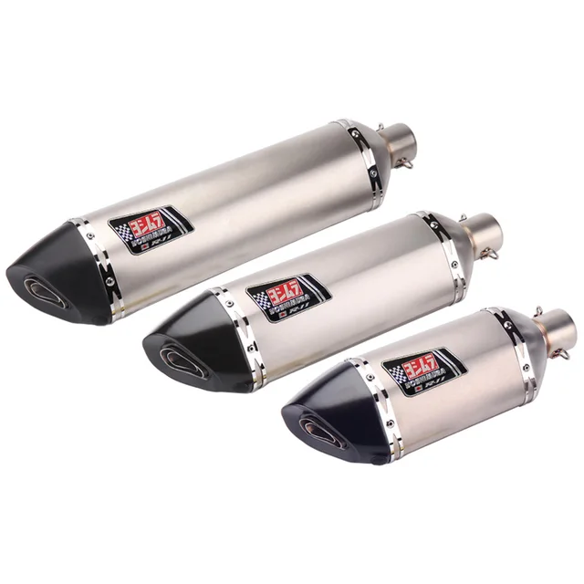 Inlet 51mm 61mm motorcycle exhaust pipe modified yoshimura r11 muffler db killer universal for er6n mt10 tmax nmax pcx xmax etc