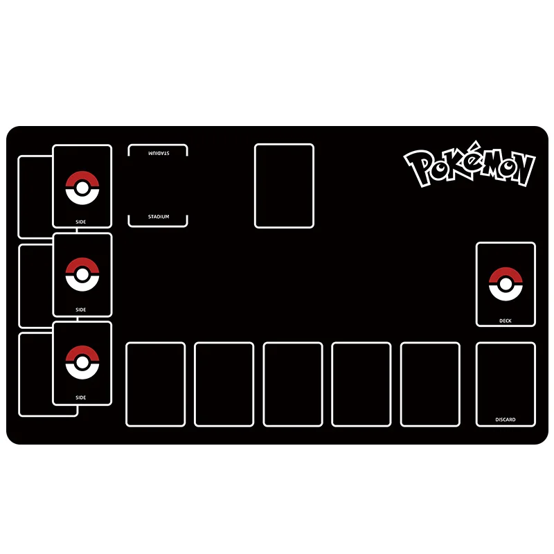 600X350X2Mm Ptcg Gengar Card Battle Table Mat Trainer Marnie Single Player Настольная игра Карточный боевой коврик