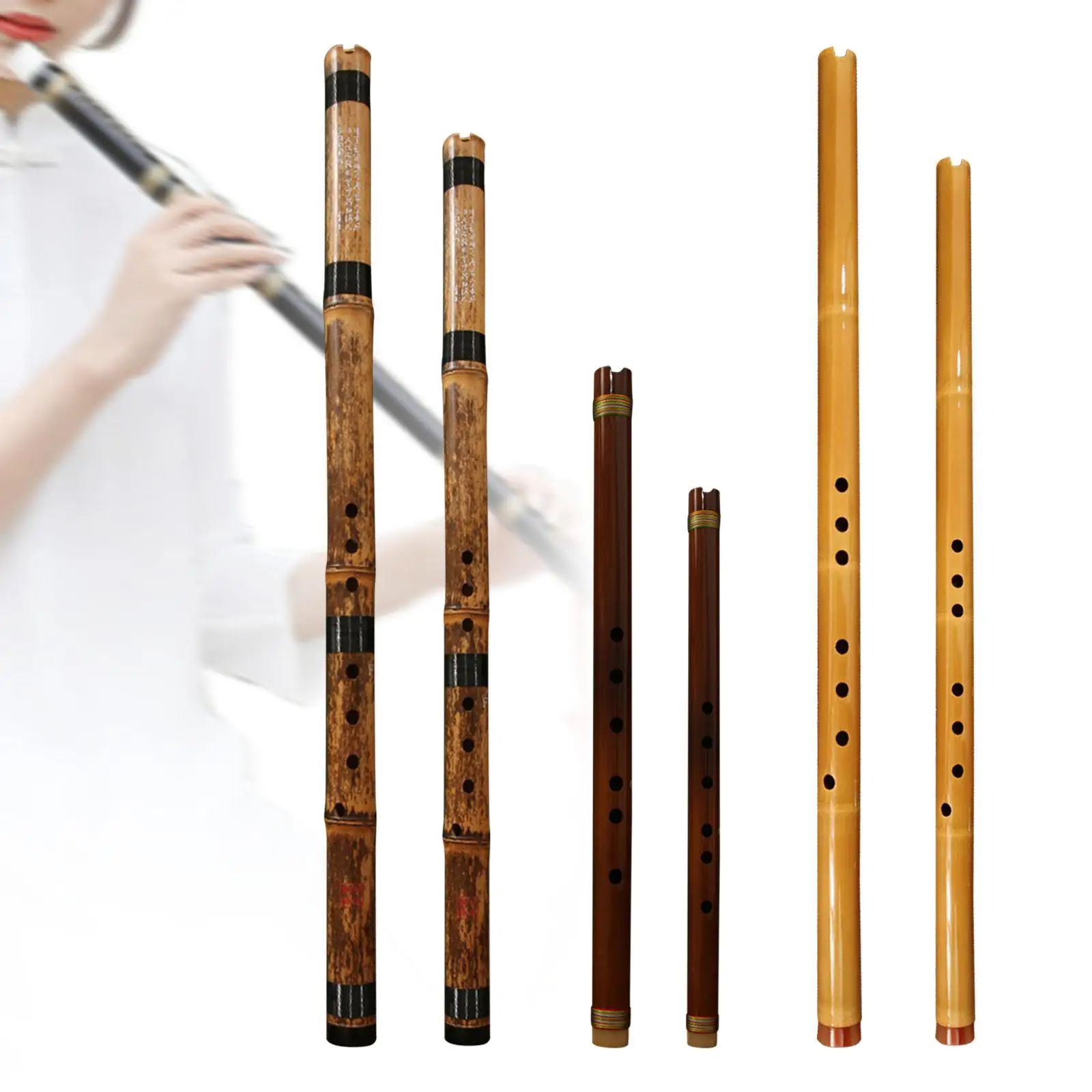 Китайская флейта в подарок деревянные духовые профессиональные музыкальные