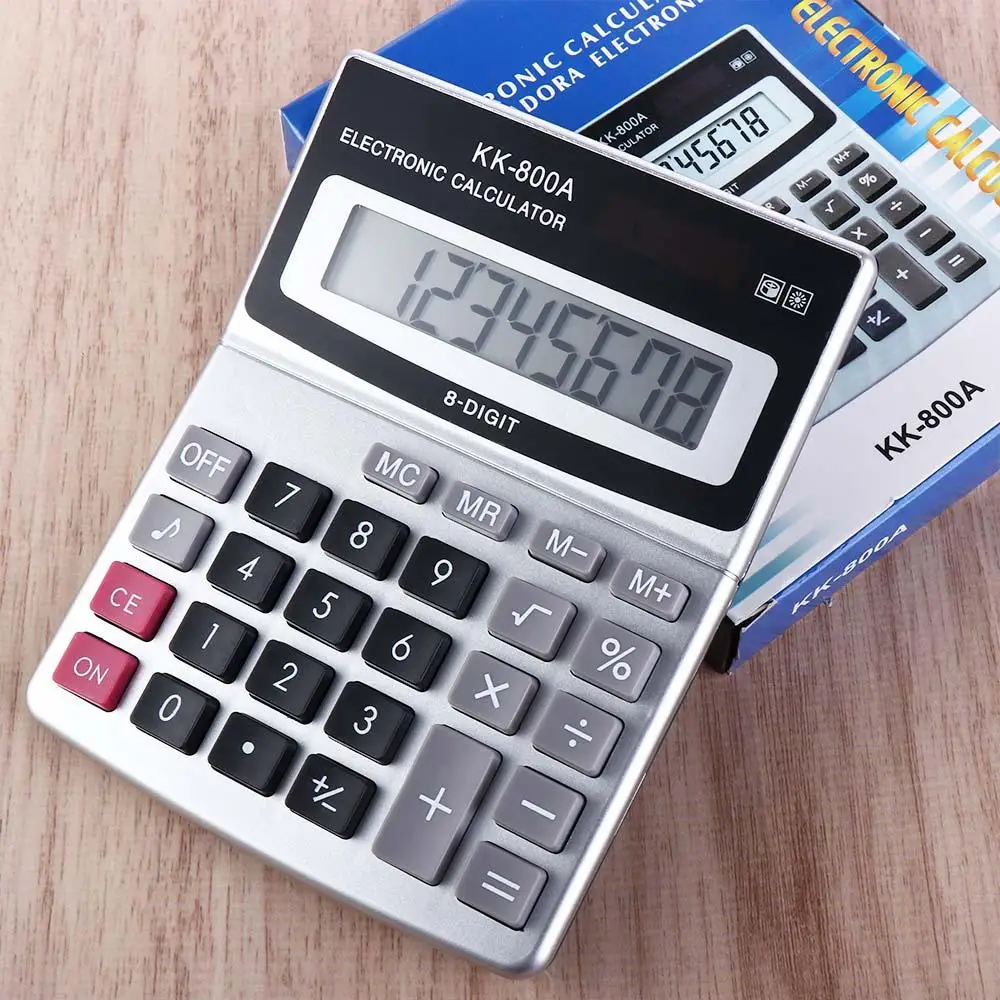 Настольные арифметические канцелярские товары небольшой размер 8-значный