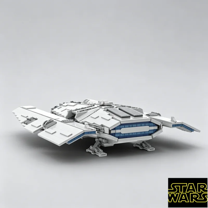 Фото 3770 деталей MOC FONDOR HAULCRAFT UCS: Набор для сборки креативной модели космического порта из кирпичиков, DIY-набор для взрослых, игрушки, подарки на день рождения №4
