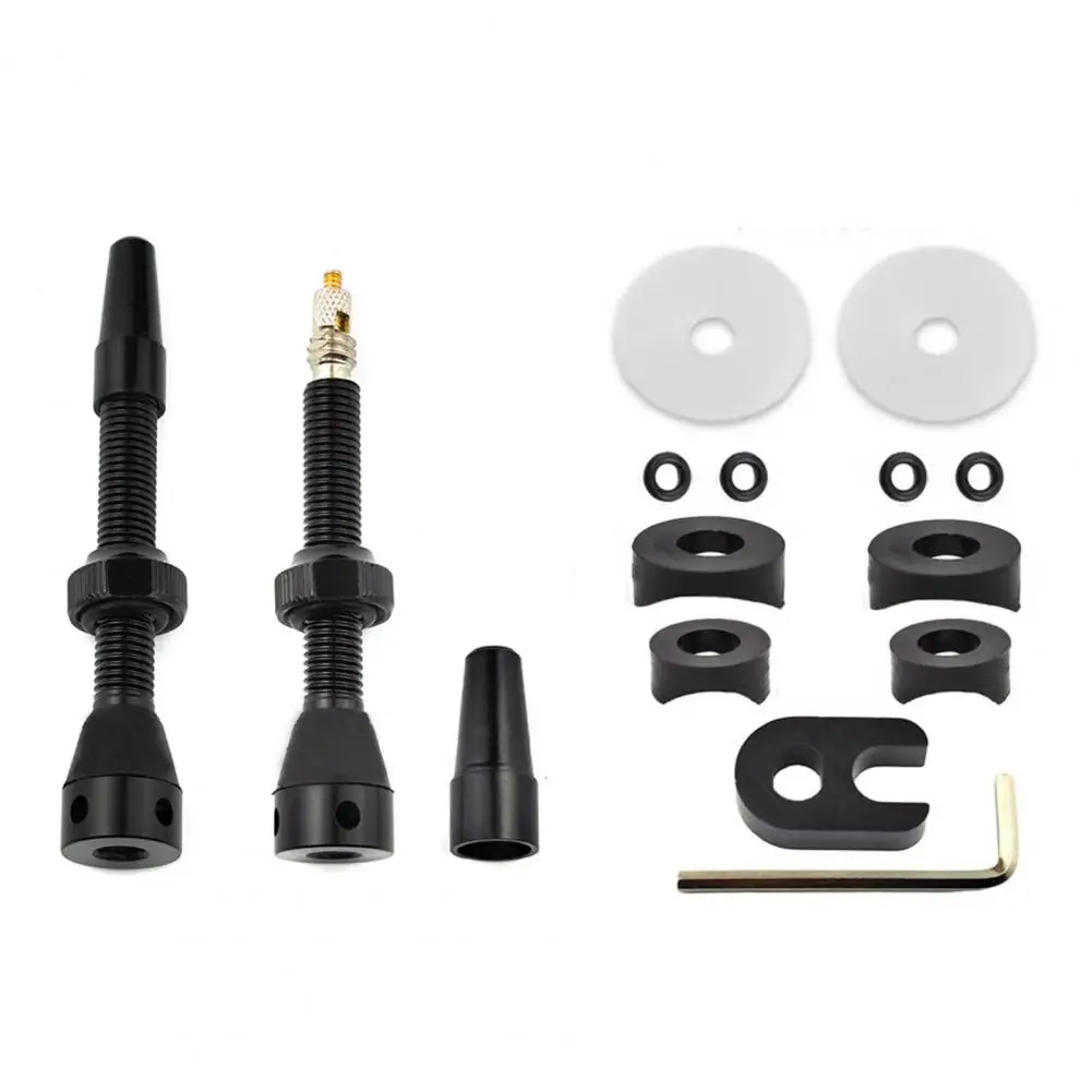 

Комплект штоков клапана, запчасти для велосипеда, бескамерный шиномонтажный клапан 44/60 мм, сменный Премиум воздушный клапан для бескамерных шин горного велосипеда