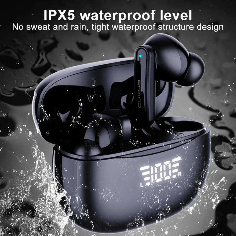 TWS Спортивные беспроводные Bluetooth-наушники ENC с шумоподавлением Беспроводные