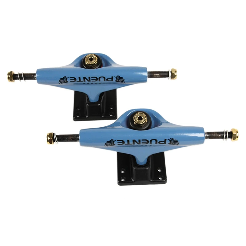 

PUENTE 2Pcs 5Inch Aluminum Trucks Skateboard Ground Bridge Trucks Skateboard Longboard Truck