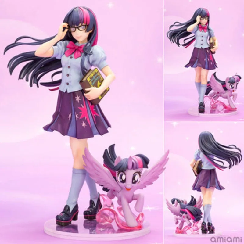 

Western Animiation My Little Pony Action Figures Twilight Sparkle Applejack Pinkie Pie Fluttershy