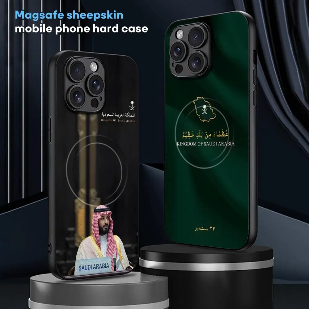 Фото Элитный чехол для iPhone 17, 16, 15, 14, 13, 12, 11 Plus Pro Max от Salman (Саудовская Аравия) из овечьей кожи с поддержкой MagSafe №2