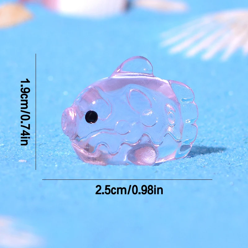 Милое светящееся украшение для аквариума подвеска ландшафта микро садовые