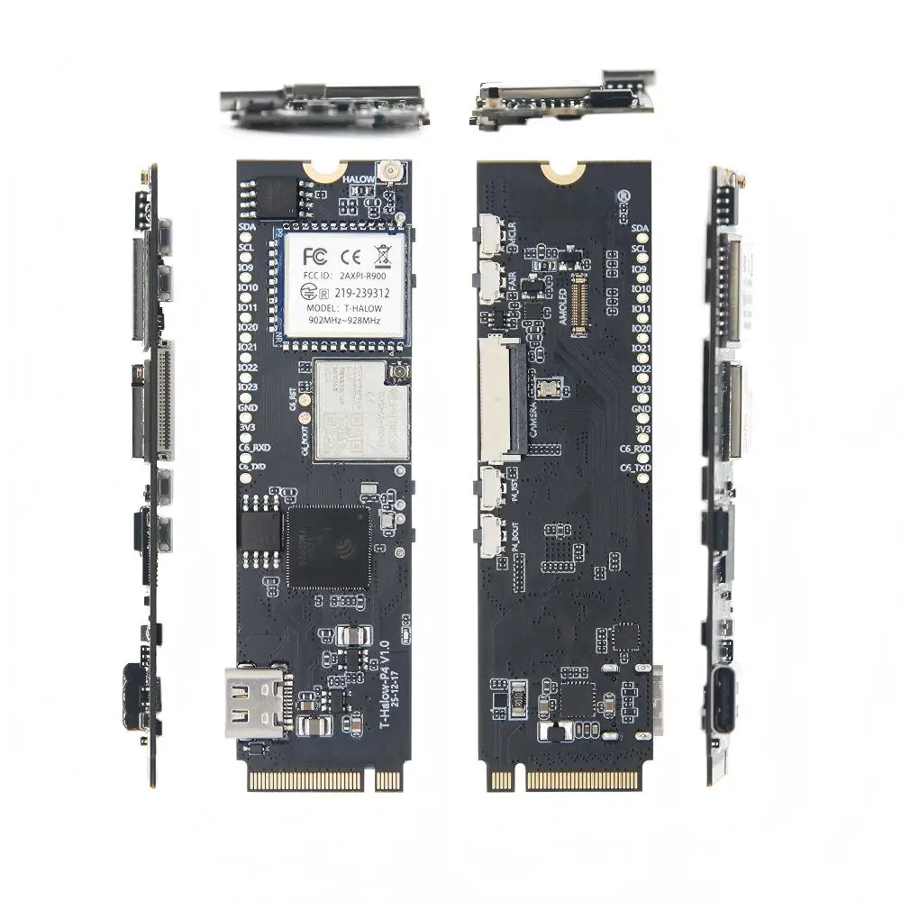 Фото Плата разработки ESP32-P4 с Wi-Fi 6, BLE 5, слотом M.2, интерфейсами камеры MIPI CSI DSI, поддержкой 1080P, 16 МБ флеш-памяти, 8 МБ PSRAM, модуль беспроводной связи IoT. №3