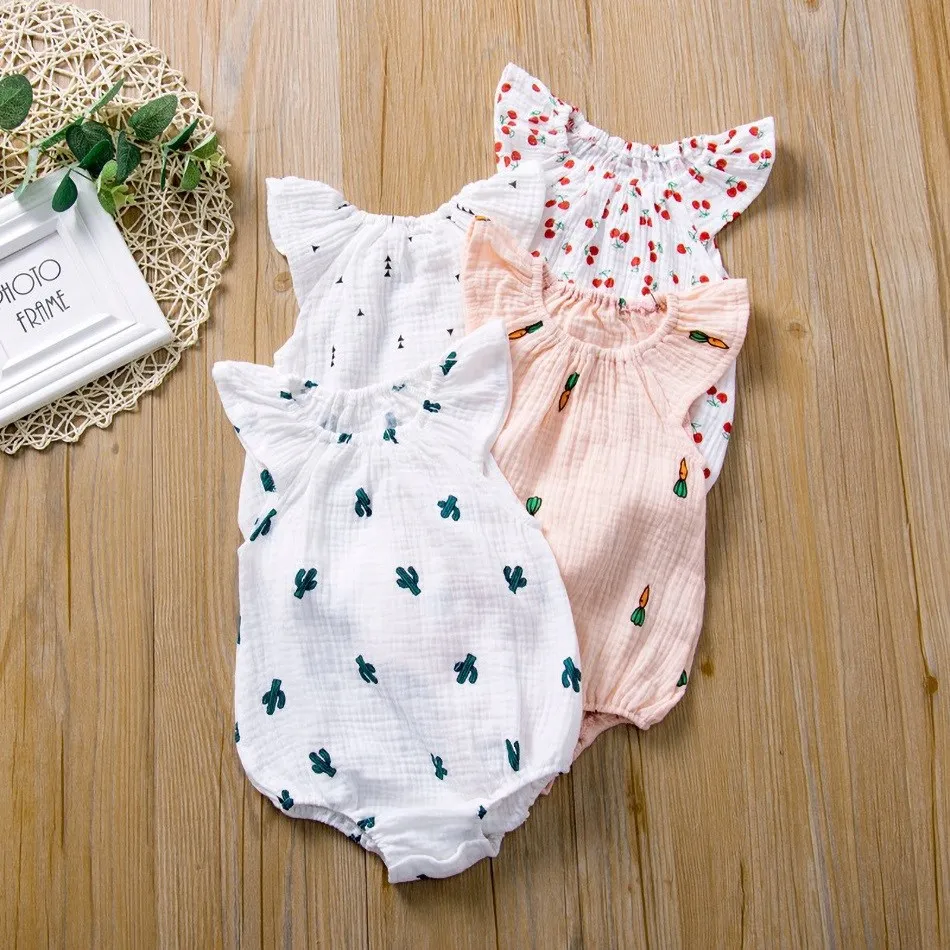 

Baby Girl Clothes Infant Kids Romper Summer Newborn Little Girls Bodysuit New Born Pajamas Onesie Children Clothing For Babies