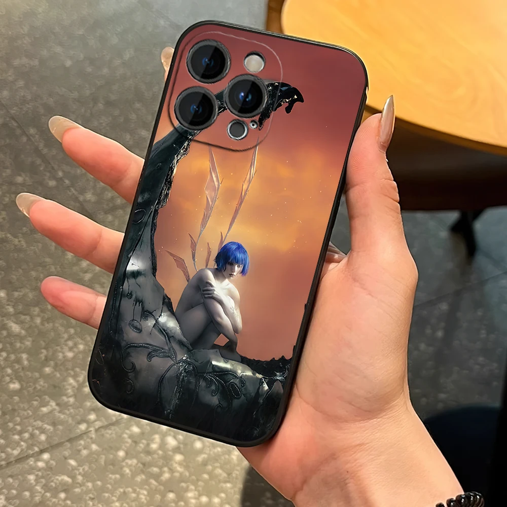 Rapper A-Ashnikko Weedkiller Phone Case for iPhone 12 11 13 14 15 16 Max Pro Plus Black Soft Silicone Cover