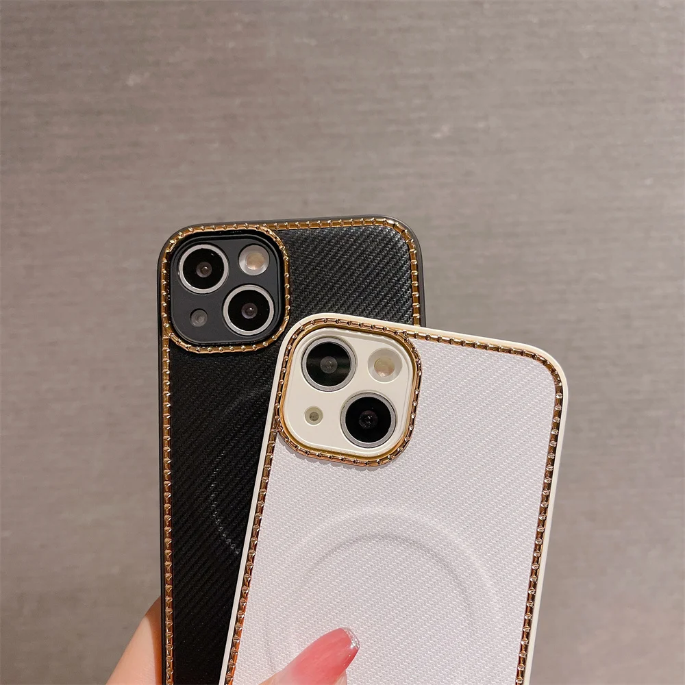 Винтажный кожаный роскошный Магнитный чехол для iPhone совместимый с моделями 11 12 13