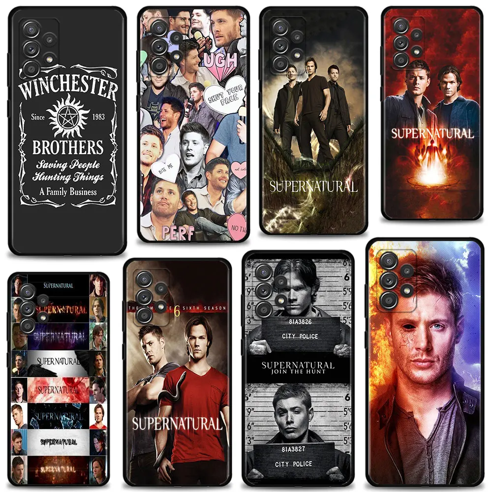 

Supernatural tv show For Samsung A71 A32 4G A12 A41 A31 A52 A21s A02s A72 A51 A03s A23 A22 A13 A52s 5G A33 Coque Case Soft