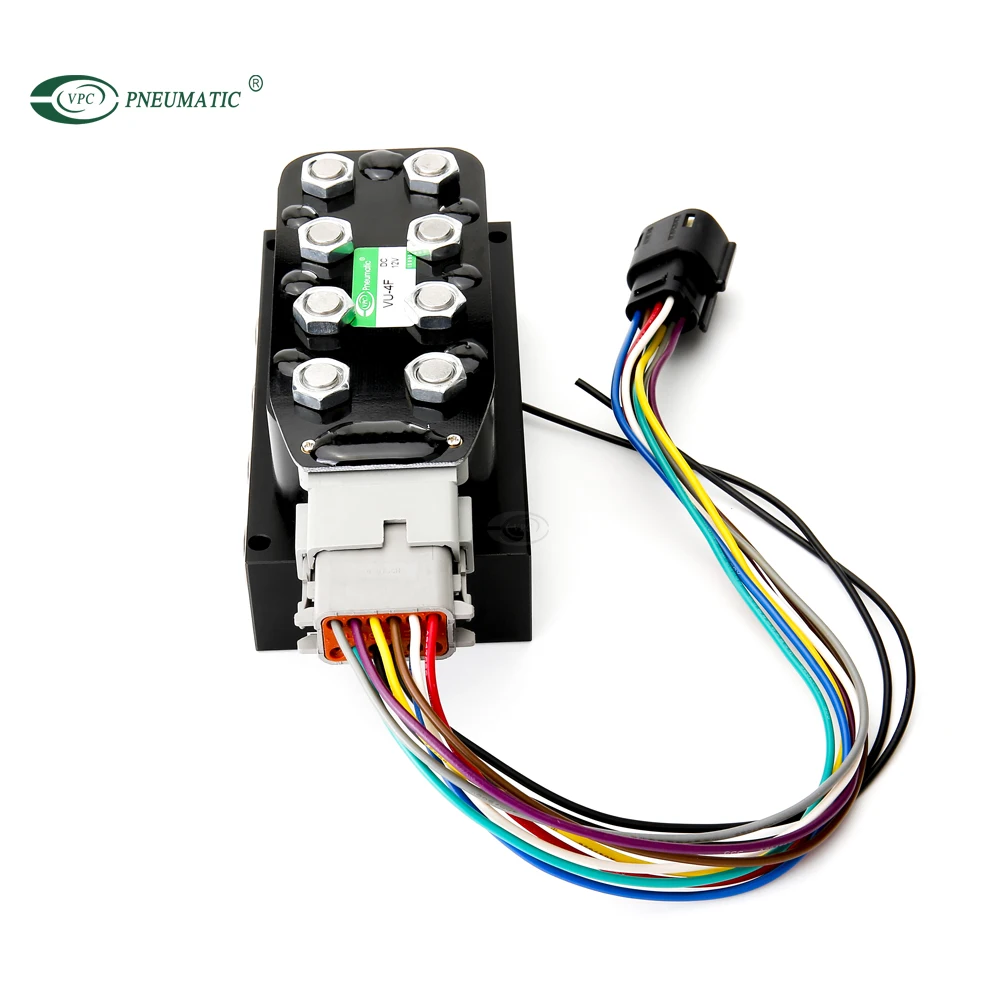 

Accuair DC12V NPT3/8 VU-4F Air Ride Suspension Valve Block