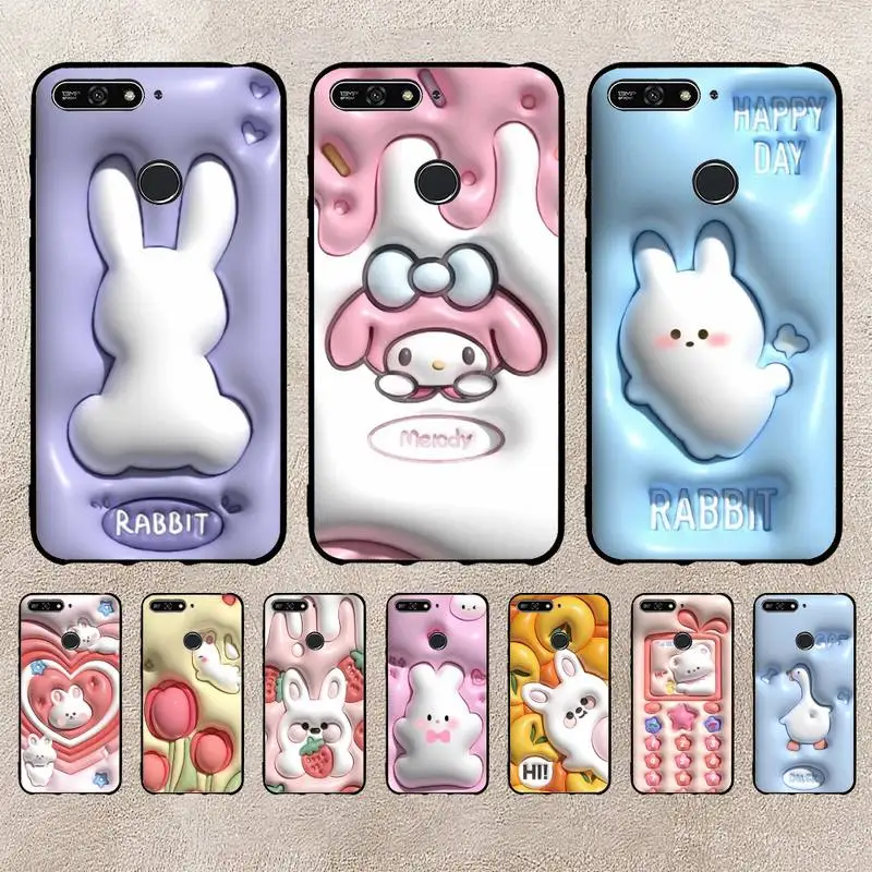 

Anime 3D Vision Rabbit Sanrio Phone Case For Xiaomi 11 10 12Spro A2 A2lite A1 9 9SE 8Lite 8explorer F1 Poco 12S Ultra Cove