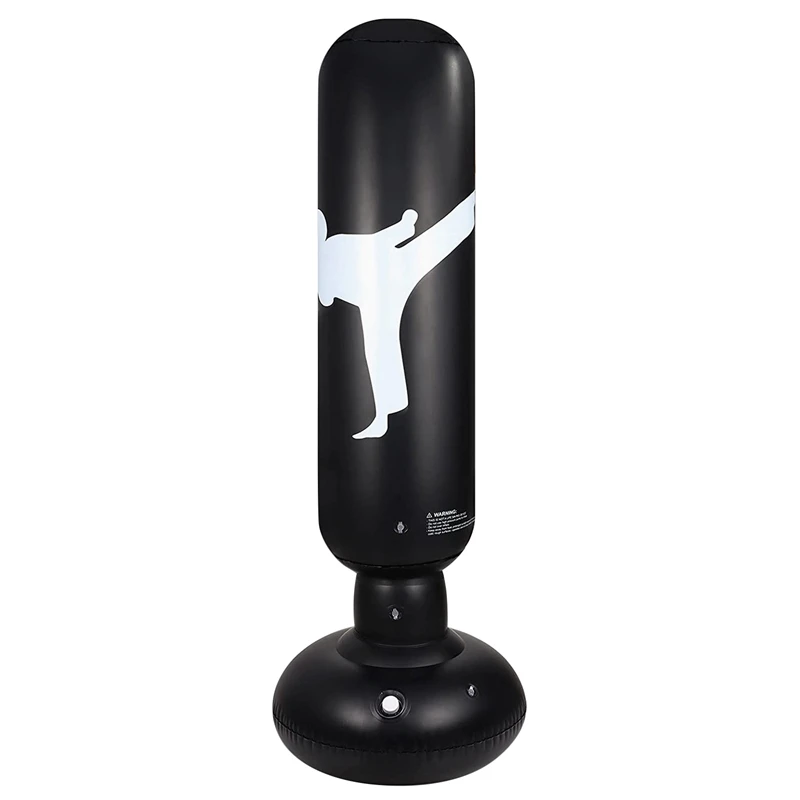 

Inflatable Kids Punching Bag With Stand Freestanding Boxing Bag For Practicing Karate Taekwondo MMA Fitness Kids Adults