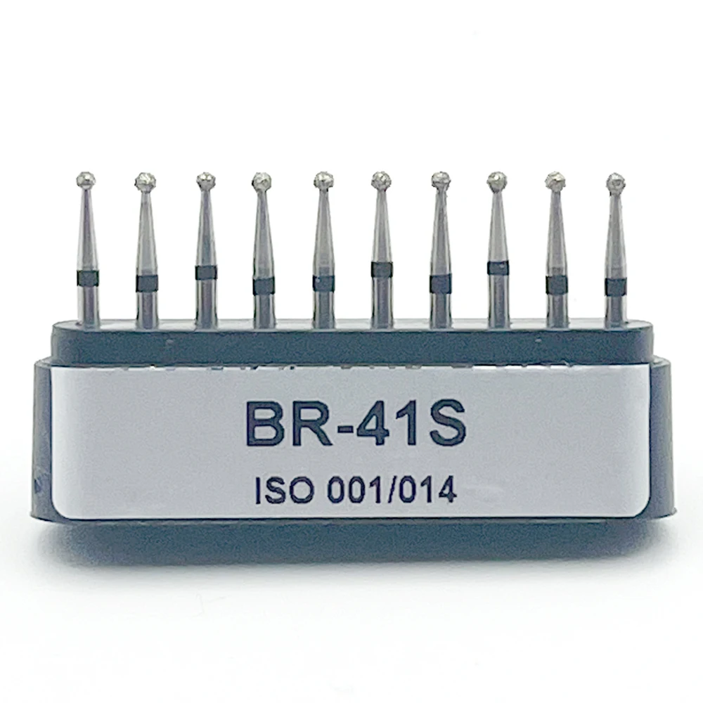 10 шт., высокоскоростные алмазные Буры для полировки зубов