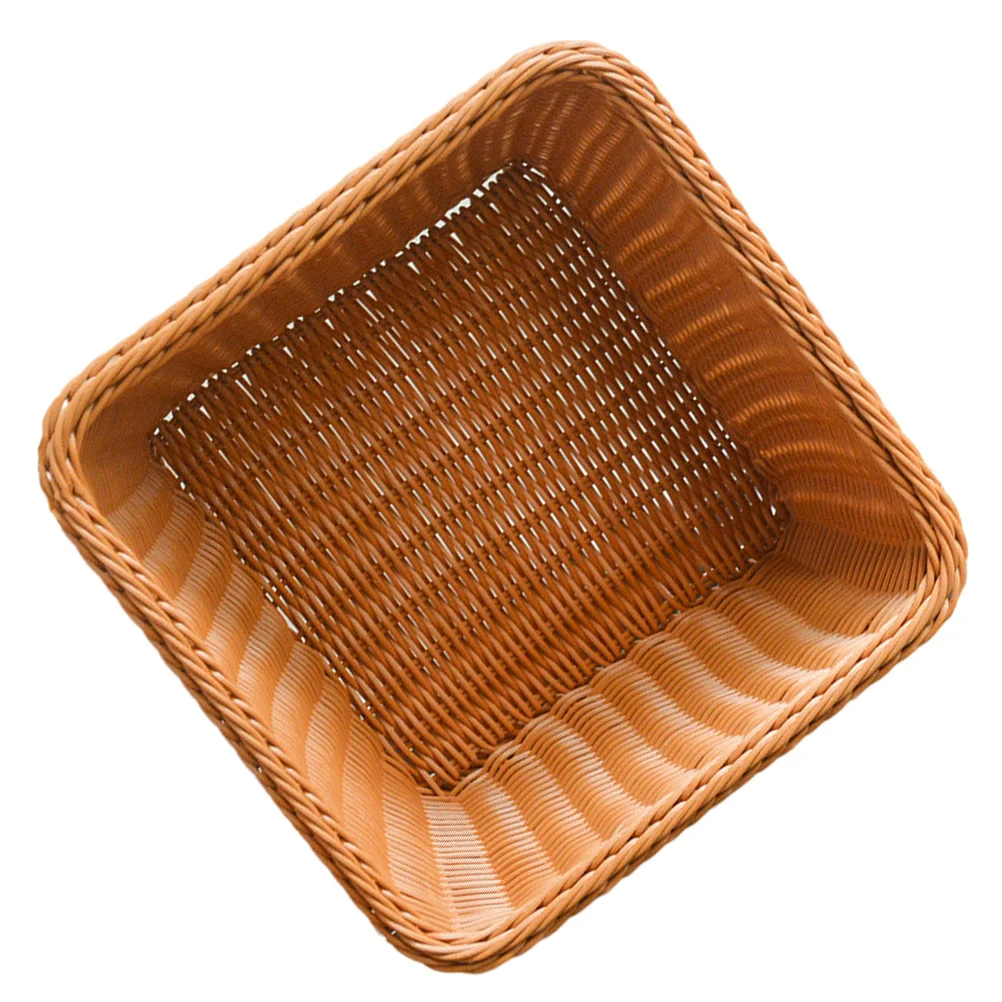 

Basket Woven Storage Tray Bowl Wicker Snack Rattan Box Makeupvegetable Stackable Baskets Potatoes Onions Egg Flower