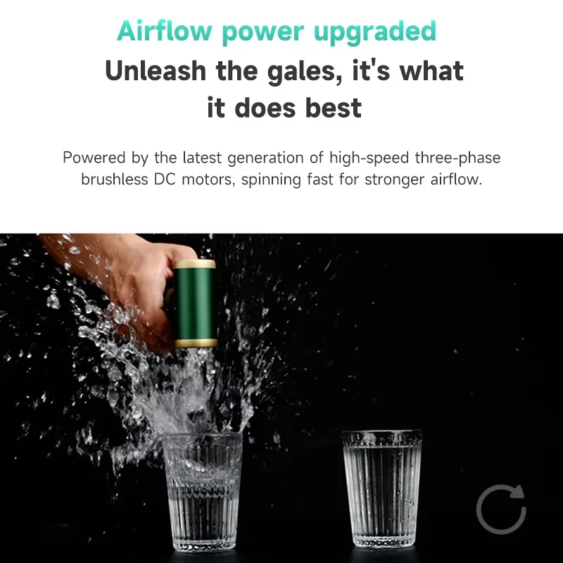 KICA Jetfan 2S Электрический воздуходувка Портативный турбовентилятор Перезаряжаемый