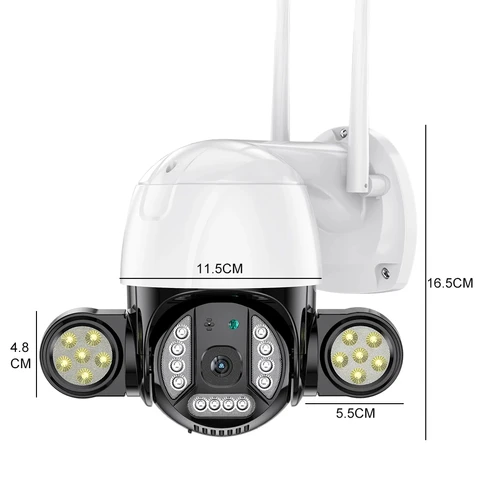 V380 камера видеонаблюдения 3 Мп 2,8 дюйма PTZ высокоскоростная шаровая машина полноцветная двойная стандартная беспроводная умная система видеонаблюдения