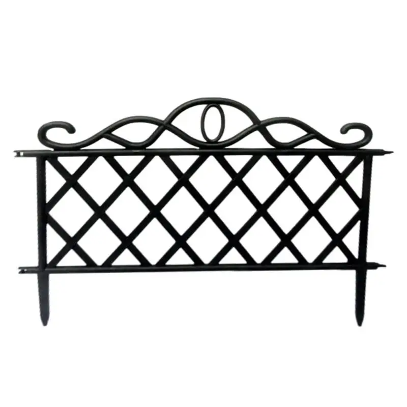

Wire Decorative Garden Fencing Rustic Style Decorative Garden Fence Border 18.50*14.17inch Landscape Wire Border Folding Patio