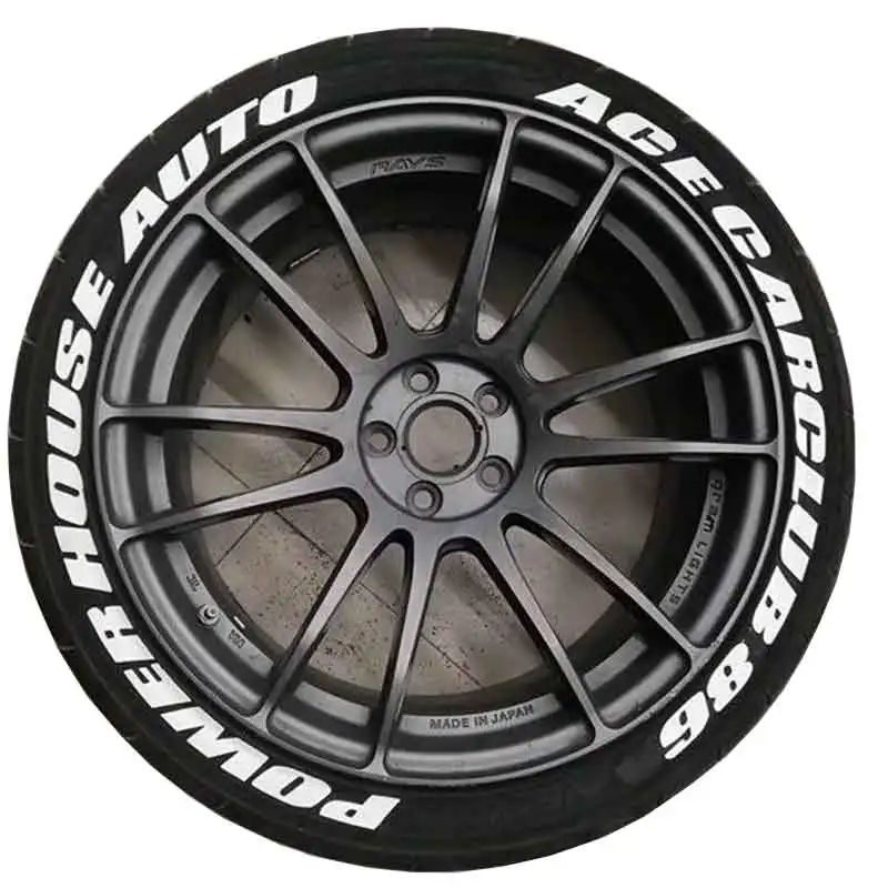 Автомобильный мотоциклетный тюнинг 3D логотип наклейка на колесо шины Стайлинг