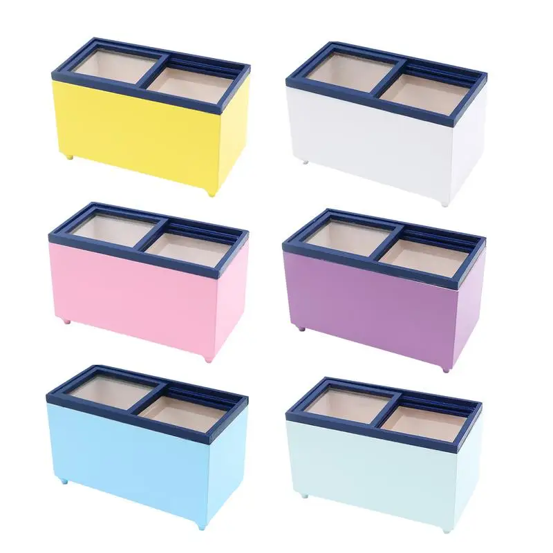 

Деревянный мини-холодильник, кукольный домик, мебель и аксессуары, 1: 12 миниатюрный кухонный холодильник, мебель для ролевых игр, холодильник