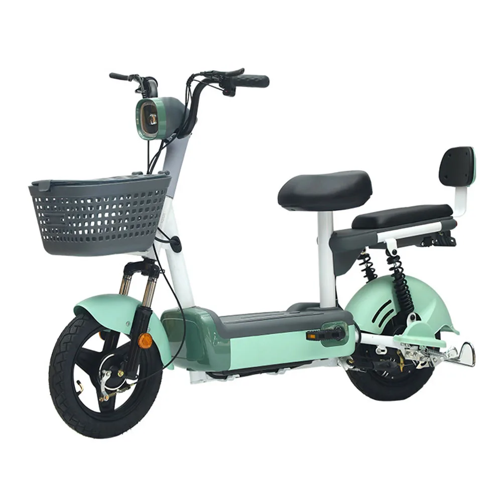 

Electric Bicycle 14 Inches Adult Electric Bicycle Small Pair Brushless Machine Explosion Proof Vacuum Tire Carbon Steel Frame