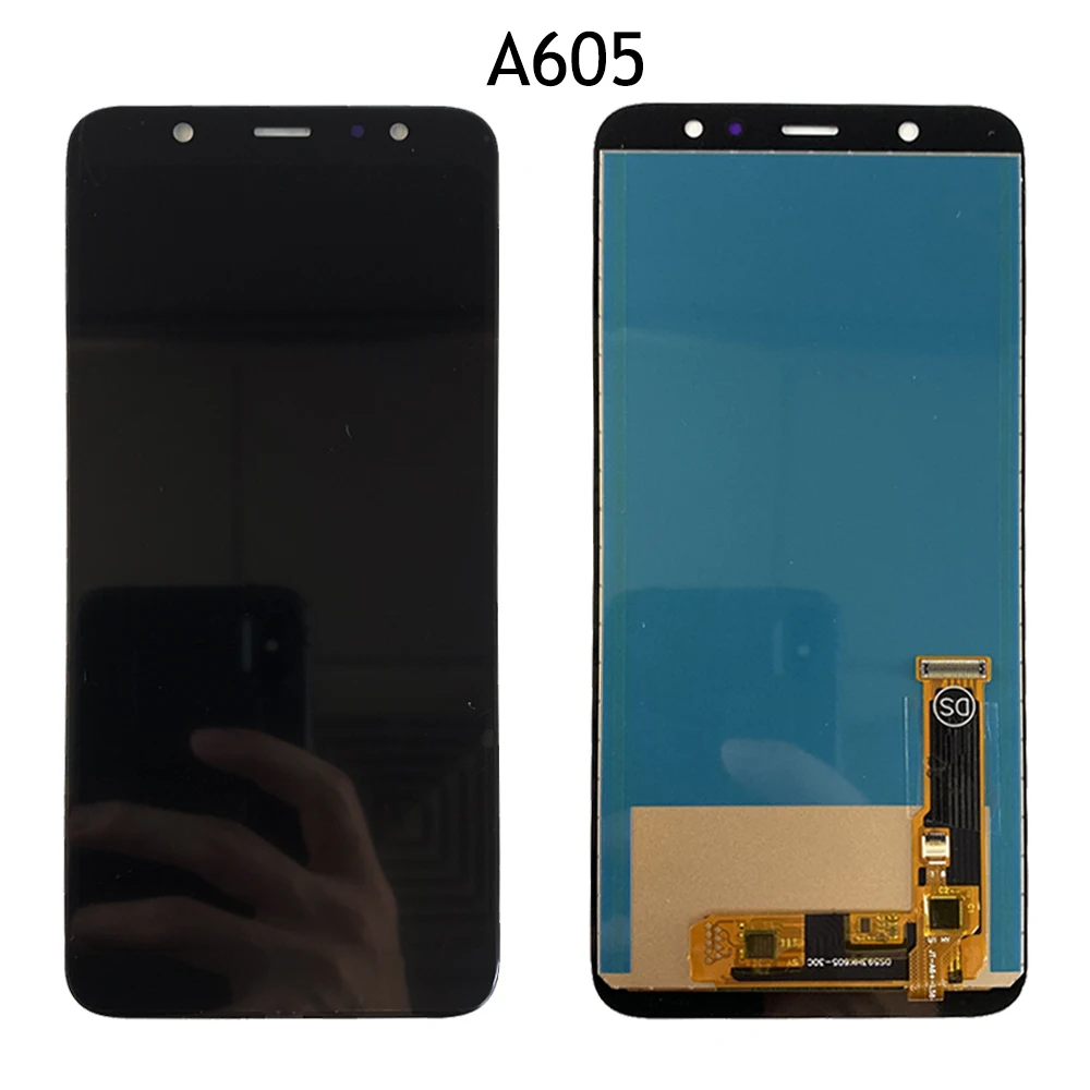 6 0 ''OLED копия ЖК-дисплея для Samsung Galaxy A6 + 2018 дисплей A605 сенсорный экран