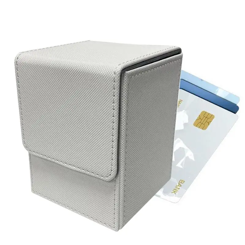 

Card Deck Box Magnetic Closure Commander Deck Box Card Deck Box Trading Card Box Cards Deck Game Box For Collectible Playing
