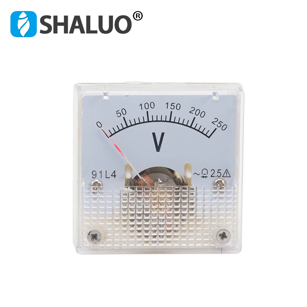 

Generator Parts Voltmeter 91L4 Small Voltmeter 0~250V AC Single Phase Voltage Meter Mechanical Pointer