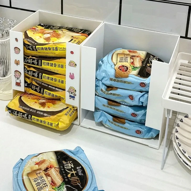 Кухонный стеллаж для лапши быстрого приготовления корейский ящик хранения