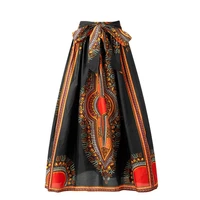african skirt for women black dashiki maxi skirt one size elasit skirt fashion 2022 elegant africa wedding clothes
