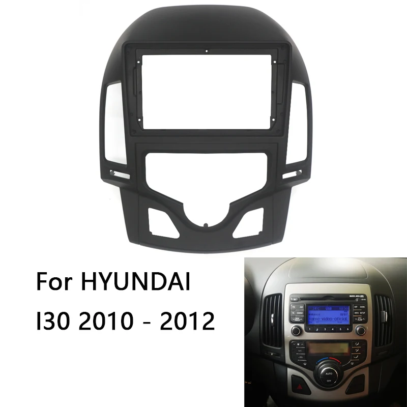 

Автомобильная магнитола 2 Din для HYUNDAI I30 2010 2011 2012, автомобильный стерео аудио плеер, DVD панель, комплект приборной панели, держатель центральной консоли